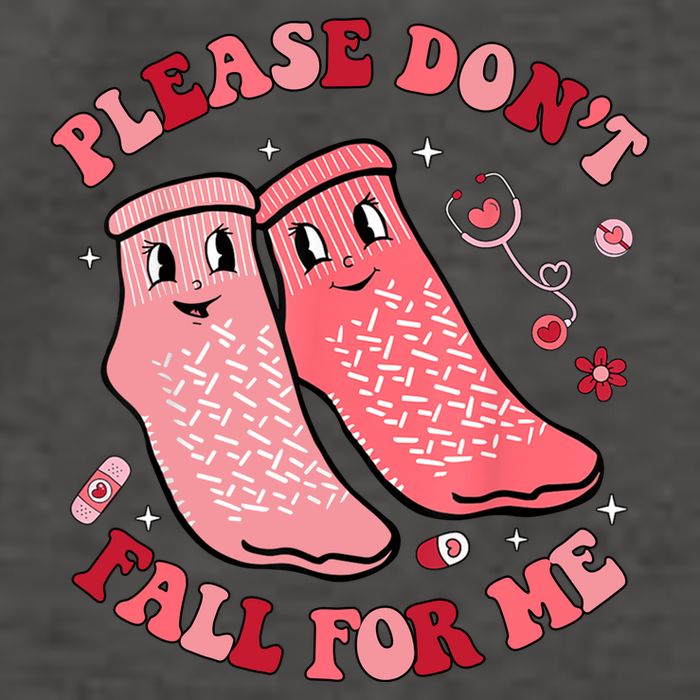 Nurse Valentine Non Slip Socks Please Dont Fall For Me Vector Backpack