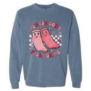 Nurse Valentine Non Slip Socks Please DonT Fall For Me Garment-Dyed Sweatshirt