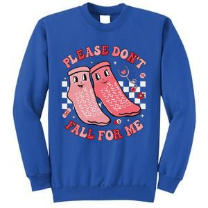 Nurse Valentine Non Slip Socks Please DonT Fall For Me Sweatshirt