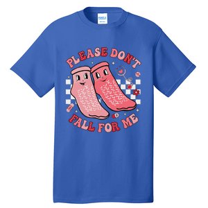 Nurse Valentine Non Slip Socks Please DonT Fall For Me Tall T-Shirt