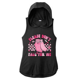 Nurse Valentine Non Slip Socks Please Dont Fall For Me Gift Ladies PosiCharge Tri-Blend Wicking Draft Hoodie Tank