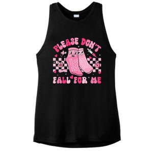 Nurse Valentine Non Slip Socks Please Dont Fall For Me Gift Ladies PosiCharge Tri-Blend Wicking Tank