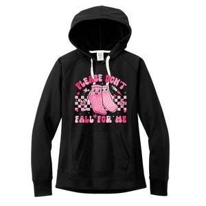 Nurse Valentine Non Slip Socks Please Dont Fall For Me Gift Women's Fleece Hoodie