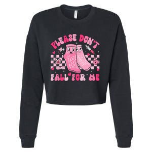 Nurse Valentine Non Slip Socks Please Dont Fall For Me Gift Cropped Pullover Crew