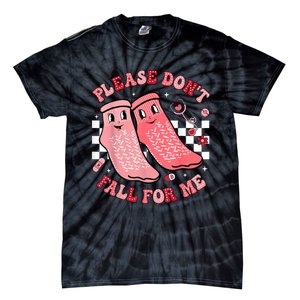 Nurse Valentine Non Slip Socks Please DonT Fall For Me Tie-Dye T-Shirt