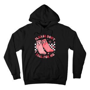 Nurse Valentine Non Slip Socks Please DonT Fall For Me Tall Hoodie