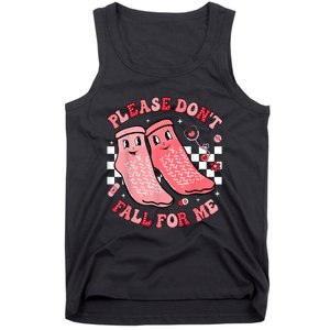 Nurse Valentine Non Slip Socks Please DonT Fall For Me Tank Top