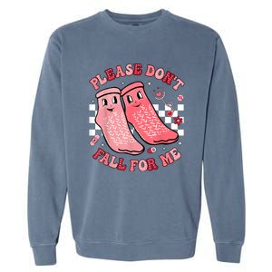 Nurse Valentine Non Slip Socks Please DonT Fall For Me Garment-Dyed Sweatshirt