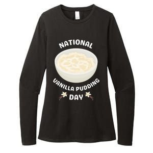 National Vanilla Pudding Day Meaningful Gift Womens CVC Long Sleeve Shirt