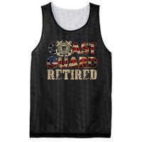 Na Vy Retirement Military Gift Retired Coast Guard Veteran Vintage Veterans Day Mesh Reversible Basketball Jersey Tank