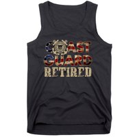 Na Vy Retirement Military Gift Retired Coast Guard Veteran Vintage Veterans Day Tank Top