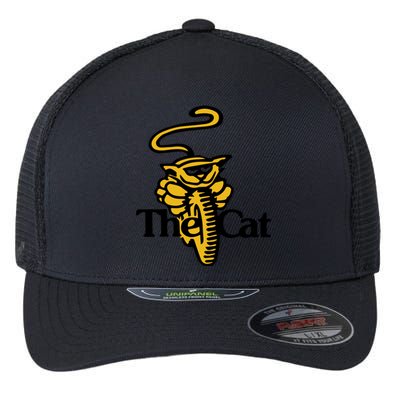 New Vintage Style Trials Motorcycle Yamaha Cat Flexfit Unipanel Trucker Cap