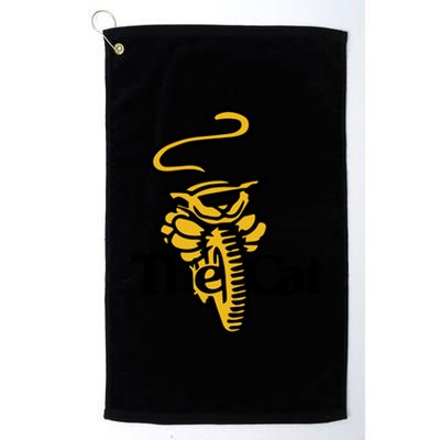 New Vintage Style Trials Motorcycle Yamaha Cat Platinum Collection Golf Towel