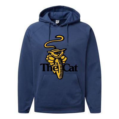 New Vintage Style Trials Motorcycle Yamaha Cat Performance Fleece Hoodie