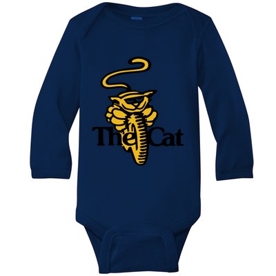 New Vintage Style Trials Motorcycle Yamaha Cat Baby Long Sleeve Bodysuit