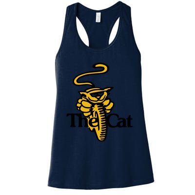 New Vintage Style Trials Motorcycle Yamaha Cat Women's Racerback Tank