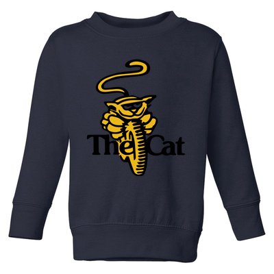 New Vintage Style Trials Motorcycle Yamaha Cat Toddler Sweatshirt