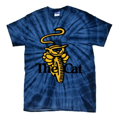 New Vintage Style Trials Motorcycle Yamaha Cat Tie-Dye T-Shirt