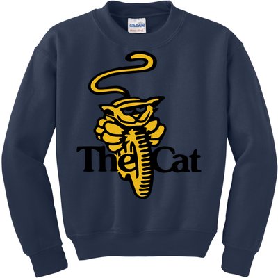 New Vintage Style Trials Motorcycle Yamaha Cat Kids Sweatshirt