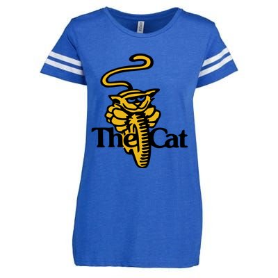 New Vintage Style Trials Motorcycle Yamaha Cat Enza Ladies Jersey Football T-Shirt