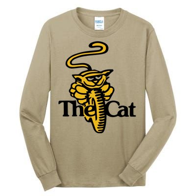 New Vintage Style Trials Motorcycle Yamaha Cat Tall Long Sleeve T-Shirt