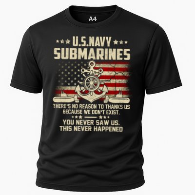 Na Vy Submarines Theres No Reason To Thank Us We Dont Exis Performance Shirt