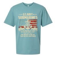 Na Vy Submarines Theres No Reason To Thank Us We Dont Exis Sueded Cloud Jersey T-Shirt