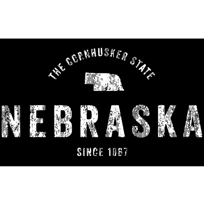 Nebraska Vintage Sports Design Retro Ne Bumper Sticker