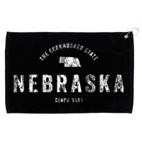 Nebraska Vintage Sports Design Retro Ne Grommeted Golf Towel