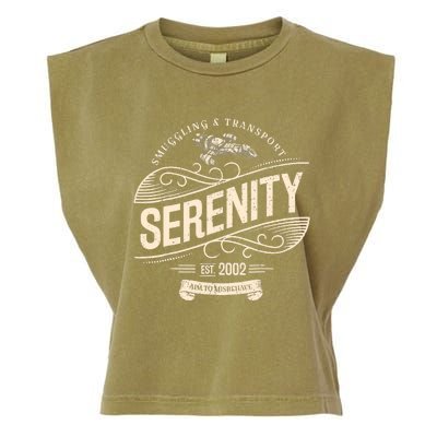 NEW Vintage Serenity Smuggling And Transport Firefly Garment-Dyed Women's Muscle Tee