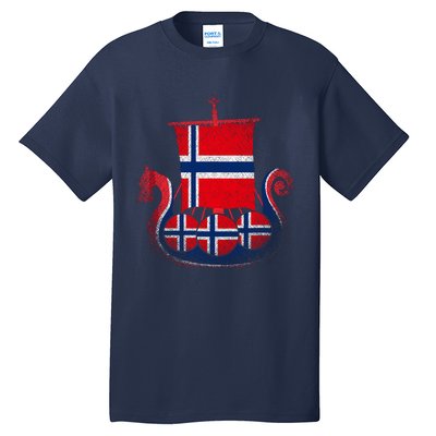 Norwegian Viking Ship Norway Tall T-Shirt