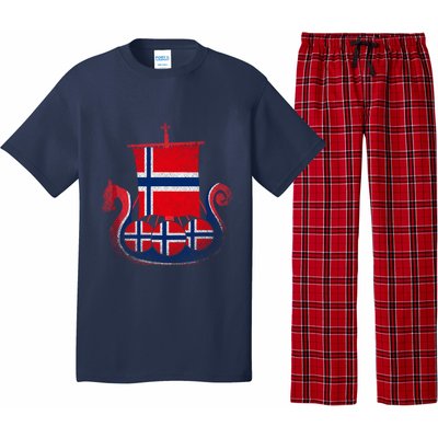 Norwegian Viking Ship Norway Pajama Set