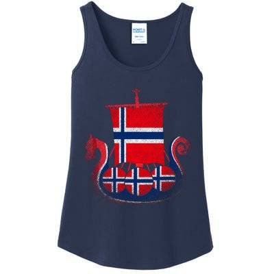 Norwegian Viking Ship Norway Ladies Essential Tank