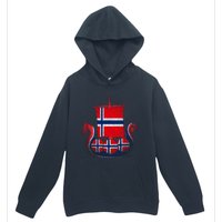 Norwegian Viking Ship Norway Urban Pullover Hoodie