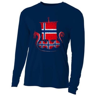 Norwegian Viking Ship Norway Cooling Performance Long Sleeve Crew