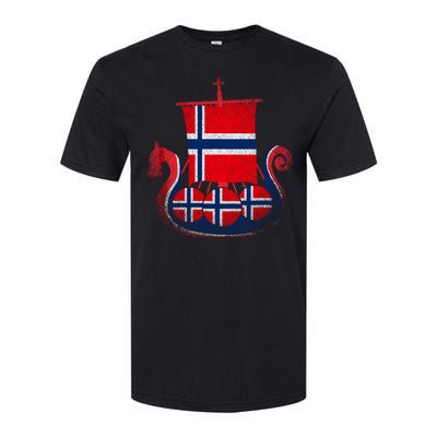 Norwegian Viking Ship Norway Softstyle CVC T-Shirt