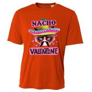 Nacho Valentines Tacky Gift For Valentines Day Angry Cat Gift Cooling Performance Crew T-Shirt