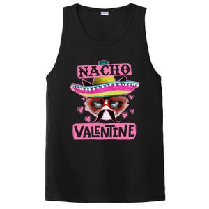 Nacho Valentines Tacky Gift For Valentines Day Angry Cat Gift PosiCharge Competitor Tank