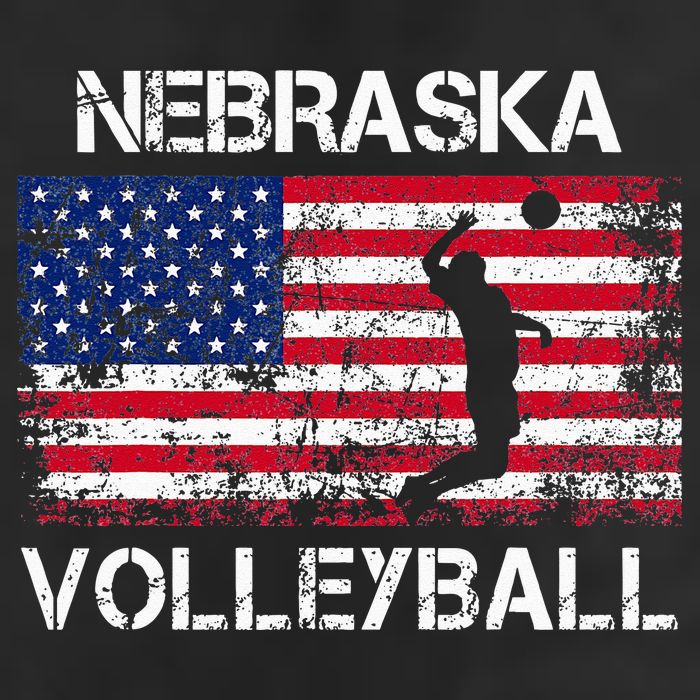 Nebraska Volleyball Team American Flag Gift Hat