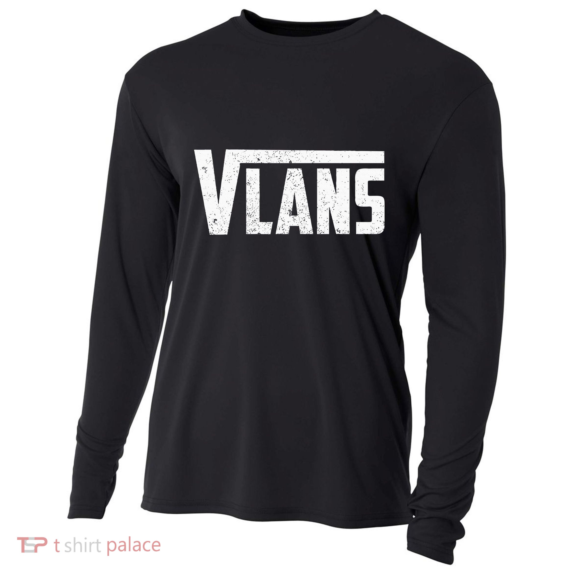 Novelty Vlans Talent Unique Network Engineering Cooling Performance Long Sleeve Crew