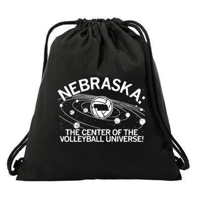 Nebraska Volleyball Universe Drawstring Bag