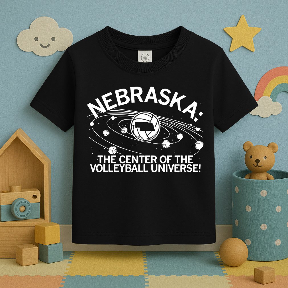 Nebraska Volleyball Universe Toddler T-Shirt