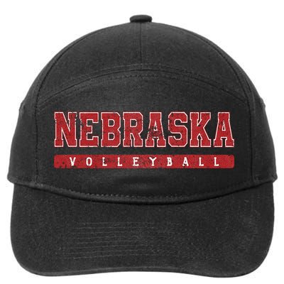 Nebraska Volleyball Varsity Red Vintage 7-Panel Snapback Hat