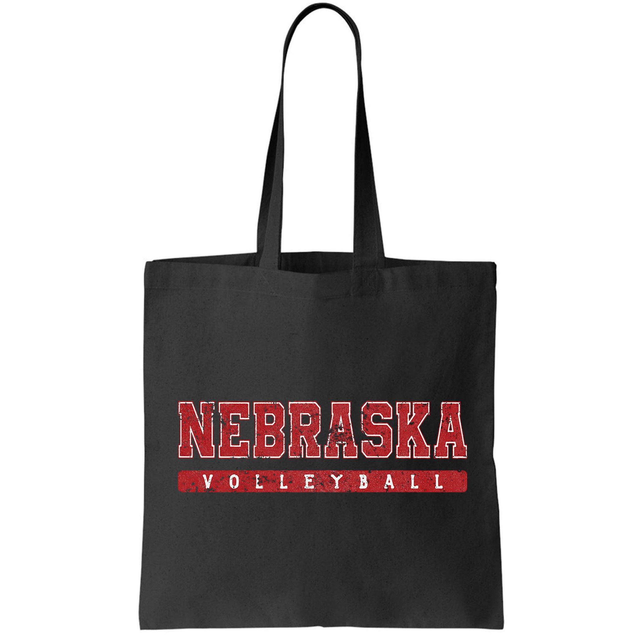 Nebraska Volleyball Varsity Red Vintage Bag