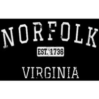 Norfolk Virginia VA Vintage Bumper Sticker