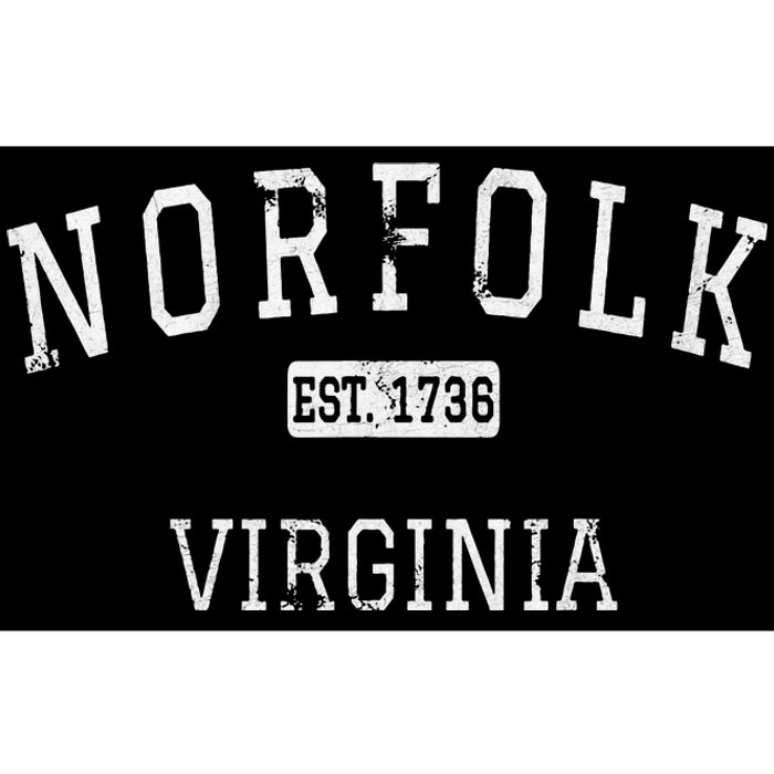 Norfolk Virginia VA Vintage Bumper Sticker