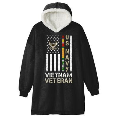 Na Vy Vietnam Veteran Grandpa Veterans Day Hooded Wearable Blanket