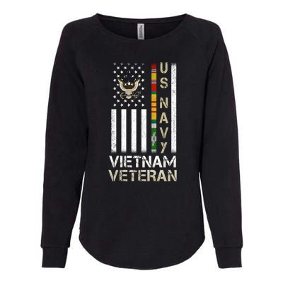 Na Vy Vietnam Veteran Grandpa Veterans Day Womens California Wash Sweatshirt