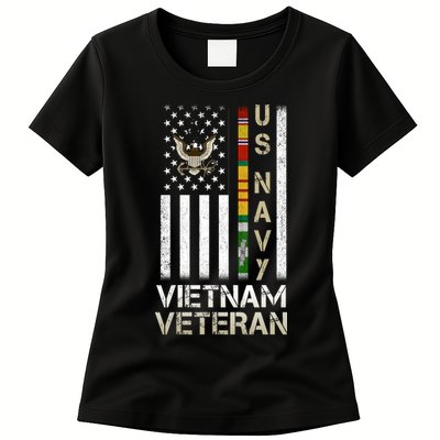 Na Vy Vietnam Veteran Grandpa Veterans Day Womens T-Shirt
