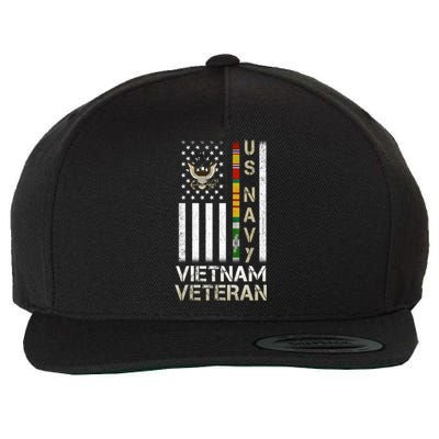 Na Vy Vietnam Veteran Grandpa Veterans Day Wool Snapback Cap